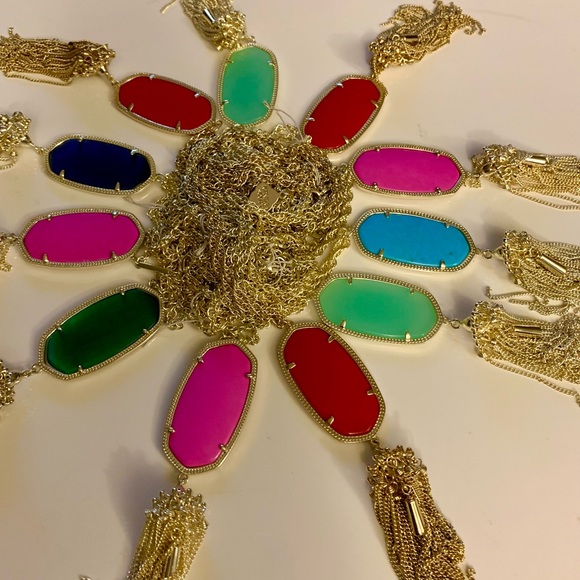 Kendra Scott Rayne Stone Tassel Necklace - Picture 12 of 16